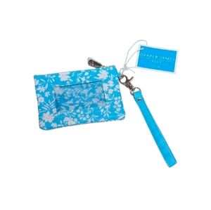 Draper James RSVP Blue Floral ID Wristlet
